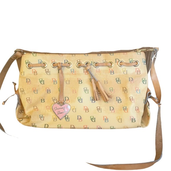 Dooney & Bourke Handbags - Dookey & Bourke Vintage yellow monogram y2k Handbag